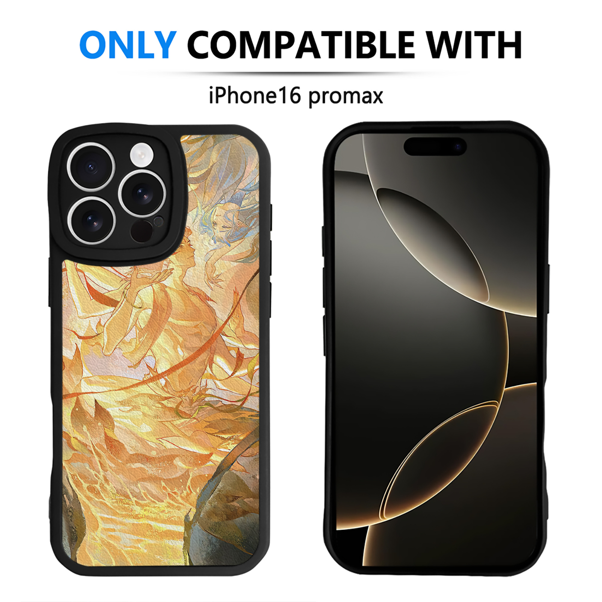 （画像用） Ne Zha 2 ナタ 魔童の大暴れ 【iPhone 16シリーズ対応】シリコンスマホケース（レザー調） 材質：シリコン